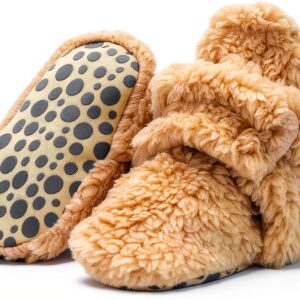 Zutano Furry Gripper Booties Infant Shoes Non-Slip Winter-0