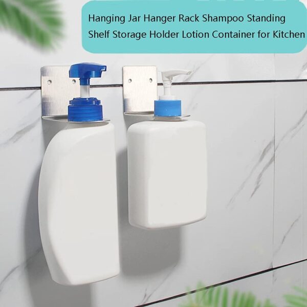 BiJun Soap Dispenser Holder Stainless Steel Wall Mount-3