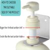 BiJun Soap Dispenser Holder Stainless Steel Wall Mount-1