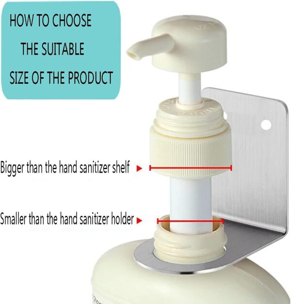 BiJun Soap Dispenser Holder Stainless Steel Wall Mount-1