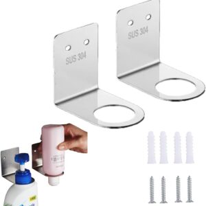 BiJun Soap Dispenser Holder Stainless Steel Wall Mount-0