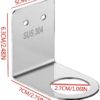 BiJun Soap Dispenser Holder Stainless Steel Wall Mount-5