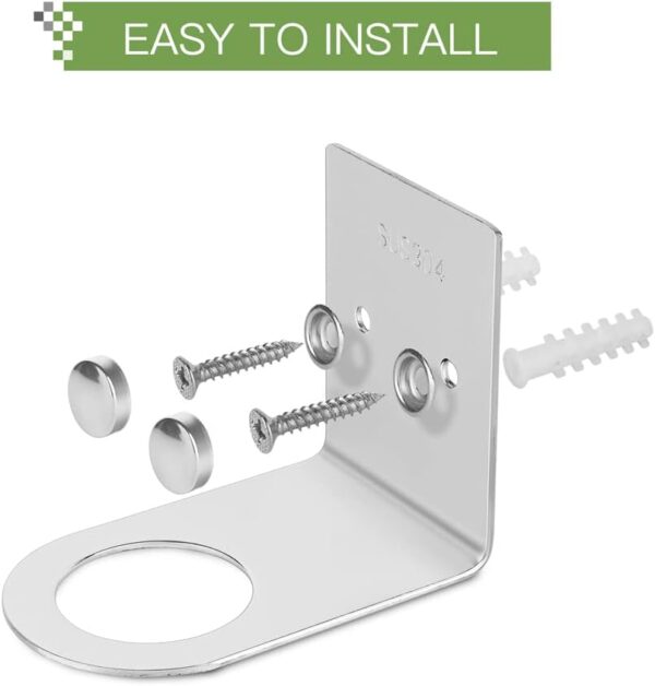 BiJun Soap Dispenser Holder Stainless Steel Wall Mount-2