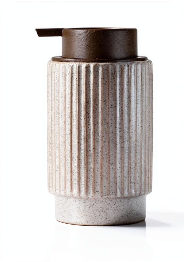 Wood Color Pump Soap Dispenser FE FUN ELEMENTS-3