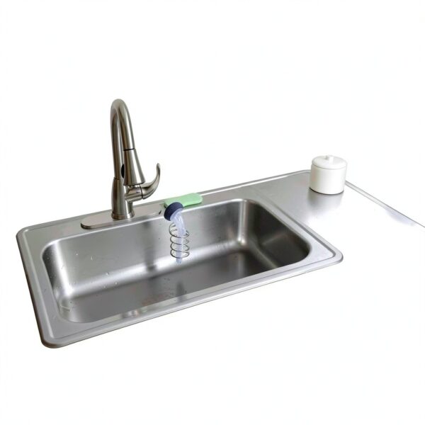 WSOQYEO Stainless Steel Soap Dispenser Brush Holder-6