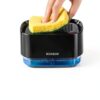 Dish Soap Dispenser Navy Blue ROSEOK with Non‑Slip Base-3