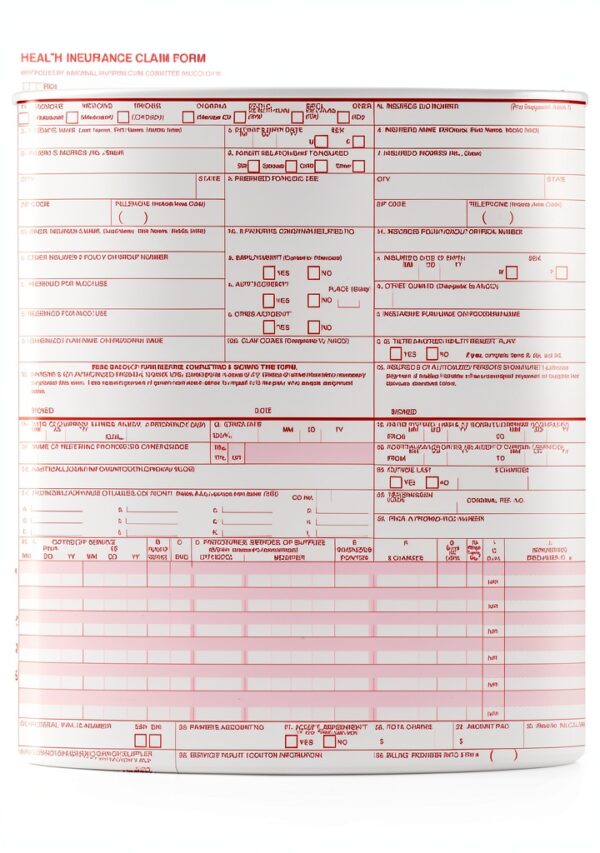 NEW CMS 1500 Claim Forms - EGPChecks Insurance Claim Forms 100 Sheet-0