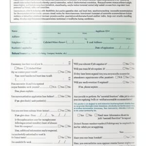 ComplyRight New York Job Application Pack of 50 A2179NY White Form-0