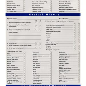 Two Registration History Form EGPChecks - 3 Pad Set, Skies, 8.5x11-0