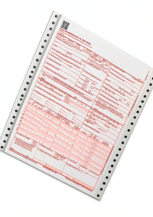 CMS1500 Health Insurance Claim Forms - Adams 2-Part 9.5x11in 100-Set-0