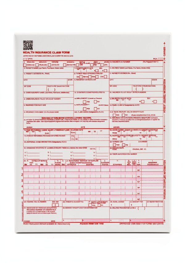 Tabbies Health Insurance Claim Forms HCFA/CMS 1500 8.5x11 500 Sheets-2