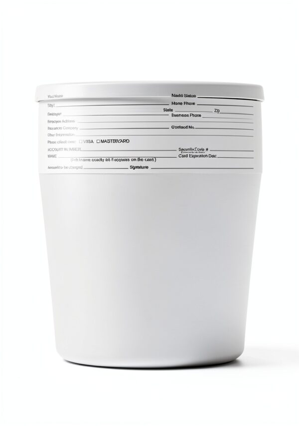 Laser Medical Billing Statement Paper NAGForms MC/Visa Blue 8.5x11-1
