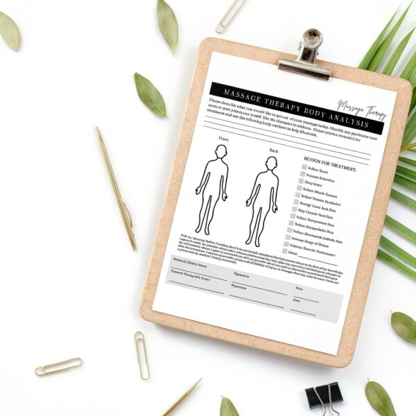 Massage Therapist Forms by Lashicorn – 75 Double‑Sided Pages-7