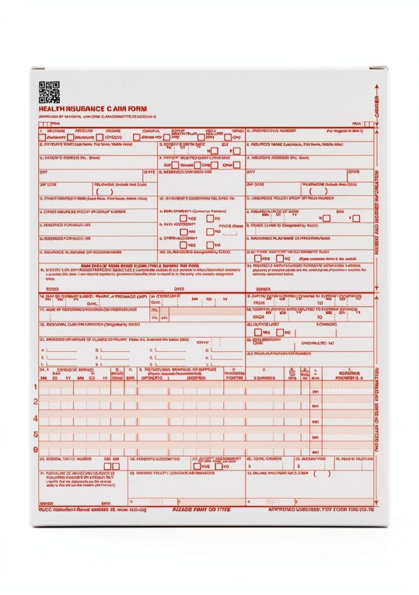 TOPS 50126RV Medicare Medicaid Claim Forms 8.5x11 Pack of 500-0
