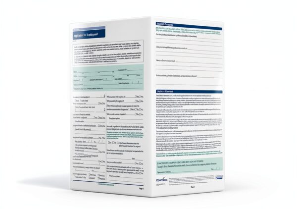 ComplyRight New York Job Application Pack of 50 A2179NY White Form-2