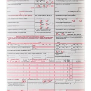 Health Insurance Claim Forms Linton CMS-1500 8.5x11 Paper Case 2500-0