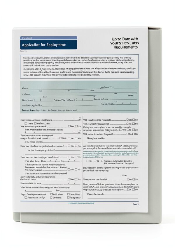 ComplyRight New York Job Application Pack of 50 A2179NY White Form-4