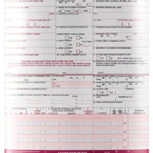 CMS 1500 Insurance Claim Forms Stockchecks Ink-Jet 8.5x11 2000 Sheets-0