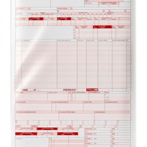 UB-04 (CMS 1450) Insurance Claim Form – Stockchecks 2500‑Sheet Red Ink-0