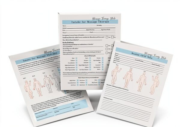 Massage Therapist Client Intake Forms Male Lashicorn 75pg Consent SOAP-1