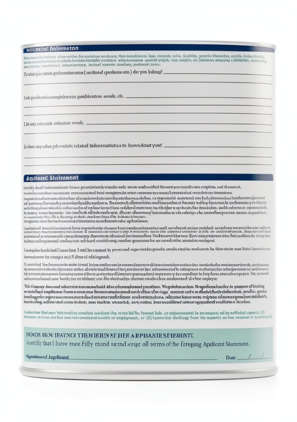 ComplyRight New York Job Application Pack of 50 A2179NY White Form-1