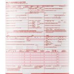 CMS-1500 Insurance Claim Form LINCO 6 Reams 3000 Red Ink Laser Sheets-0