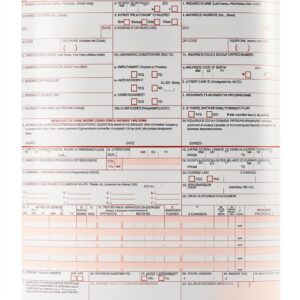 CMS 1500 Claim Forms ICD-10 Laser Cut Sheet twihealthcare 2500 Sheets-0