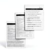 Facial Intake Consent & Aftercare Forms 75 Pack Lashicorn 8.5x11-5