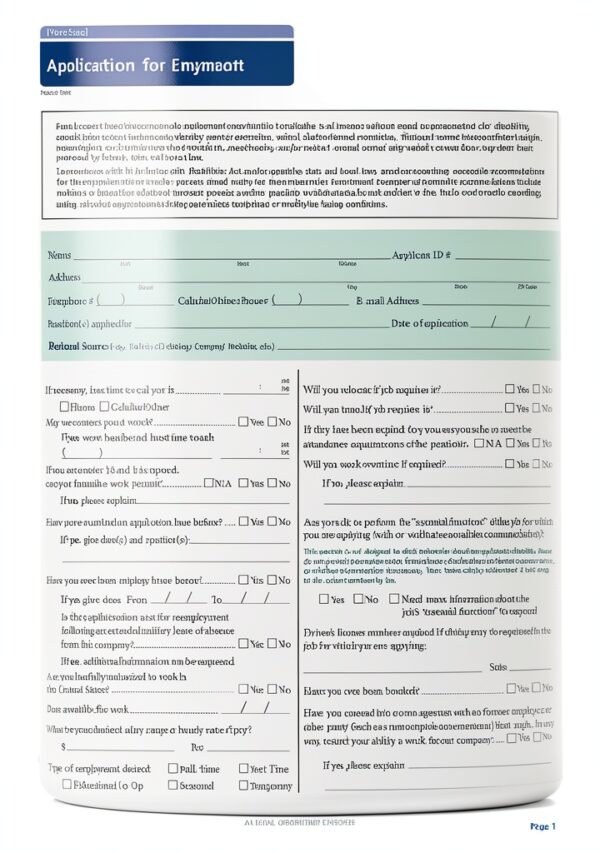 ComplyRight California Job Application, Pack of 50 (A2179CA)-0