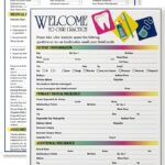 Two-Sided Dental Icon Registration Form – 3 Pads of 100 Sheets – EGP-0